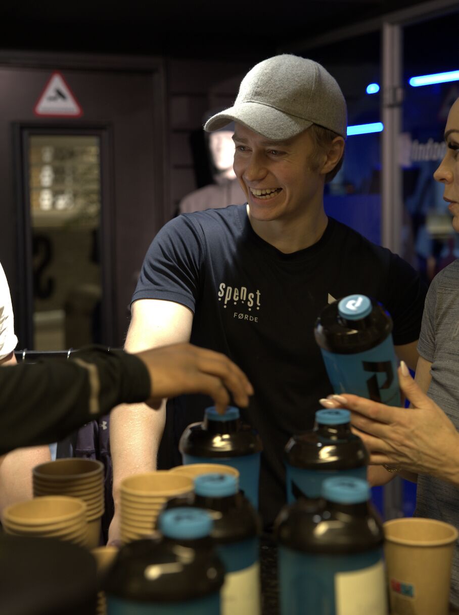 Jesper Hammersvik under Peveos interne smakstest